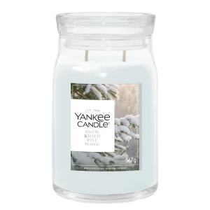 Świeca zapachowa Yankee Candle Signature DUŻA - Snow Kissed Pine