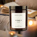 Świeca zapachowa perfumowana - The Olphactory - • cosy • - Santal - 135g 