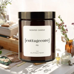 Świeca zapachowa perfumowana - The Olphactory - ⌠ cottagecore ⌡ - Fig Grove - 135g 