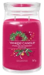 Świeca zapachowa Yankee Candle Signature DUŻA - Sparkling Winterberry